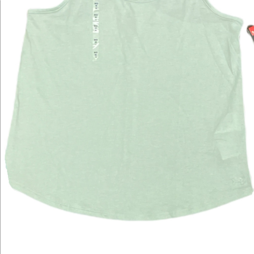 Under armor light green heat gear size small tank with cross back